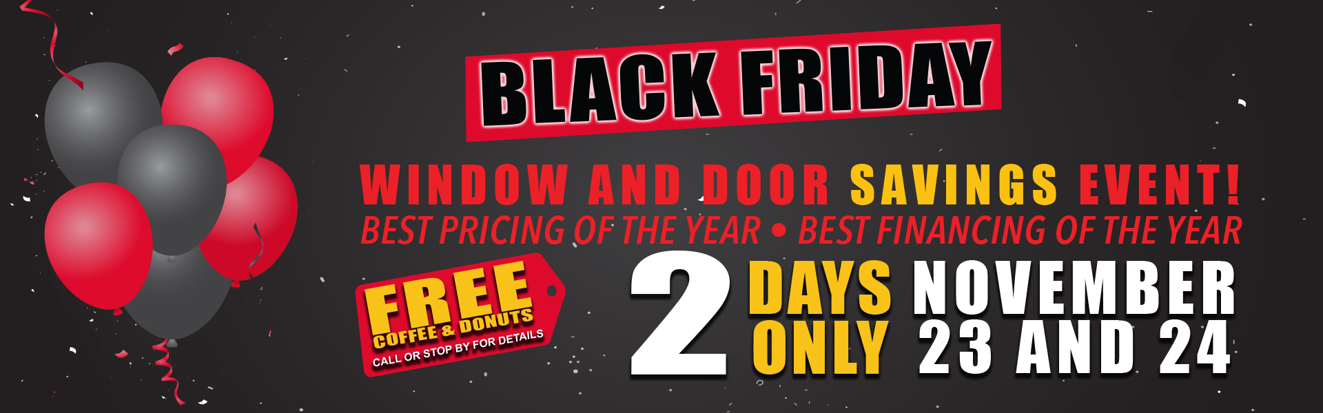 Black Friday Windows Doors 2018