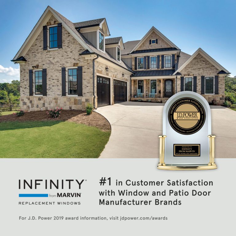 Infinity from Marvin Ranked 1 in J.D. Power 2019 Windows and Patio