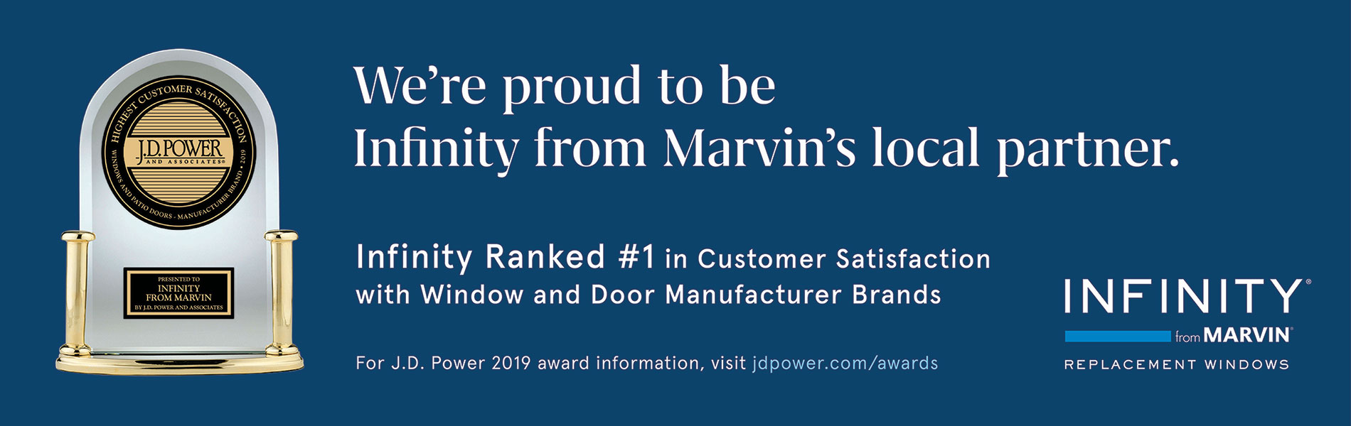 Infinity from Marvin Ranked 1 in J.D. Power 2019 Windows and Patio
